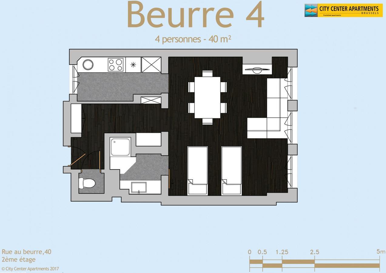 בריסל City Center Apartments Grand Place מראה חיצוני תמונה