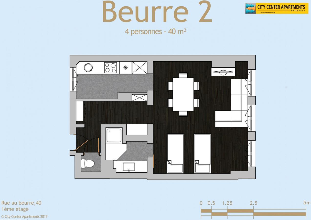 בריסל City Center Apartments Grand Place מראה חיצוני תמונה
